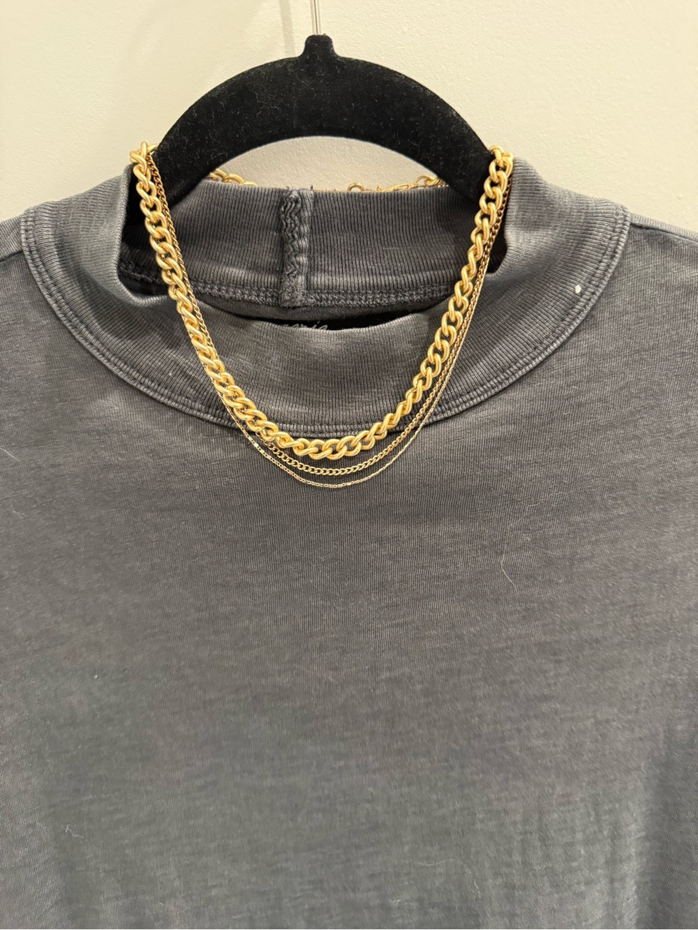 American Eagle Outfitters Layered Gold Chain Necklace
